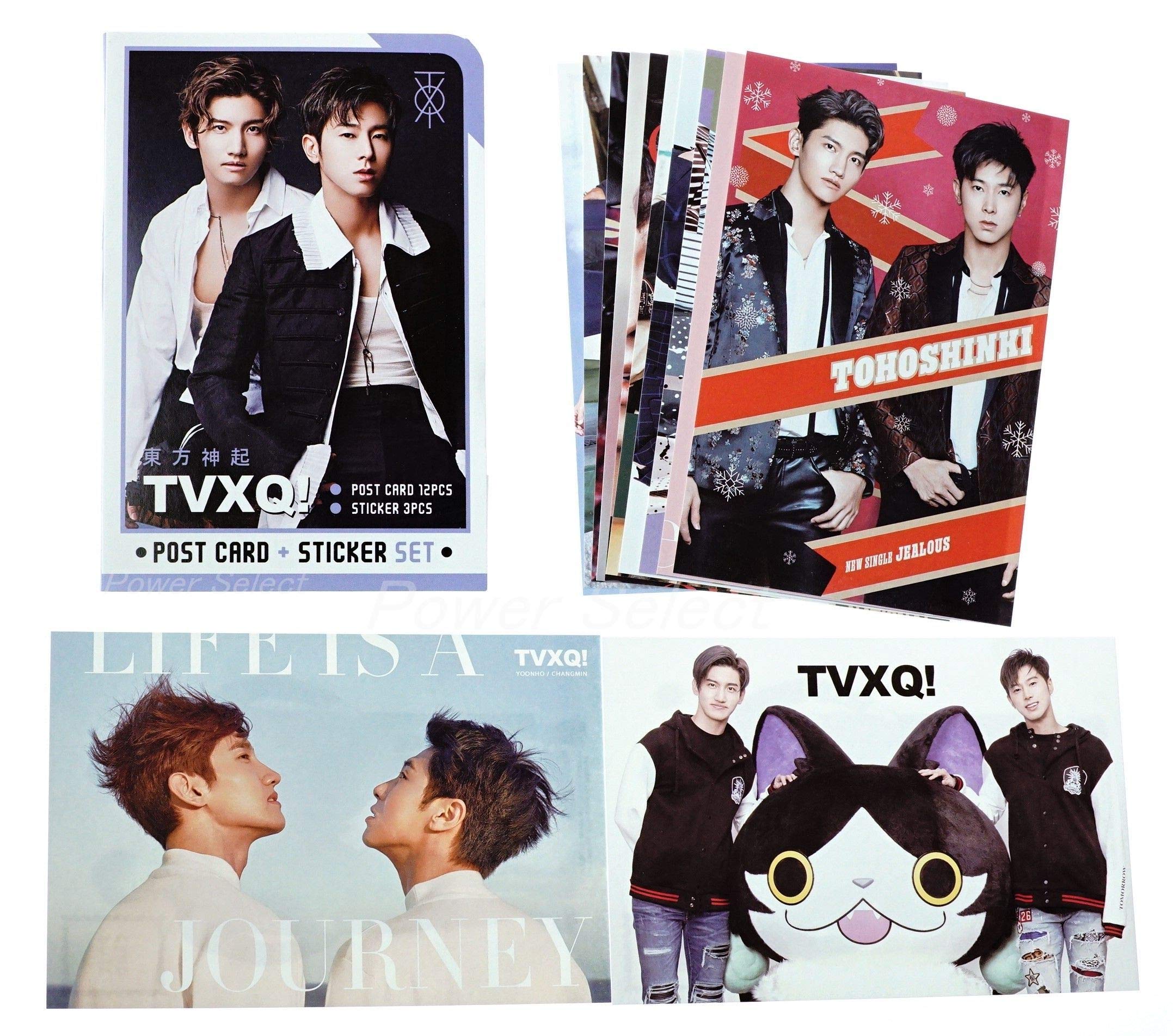 東方神起　チャンミン　ユンホ ユノ　直筆サイン入りK-POP ポストカード 東方神起 with サイン入りポストカード