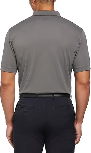 Miniatura 2 de Callaway Camisa polo otomana de manga corta para hombre color perla ahumada talla XXL