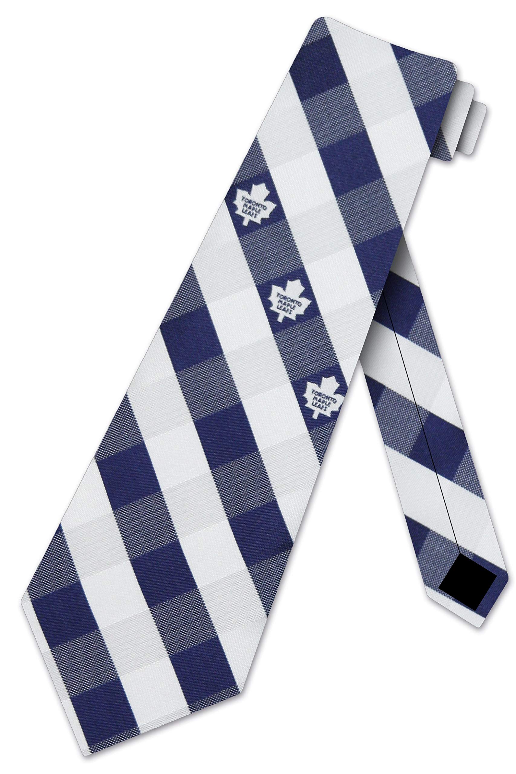 Maple Leafs Check Polyester Neck Tie Toronto Hockey Team Ties