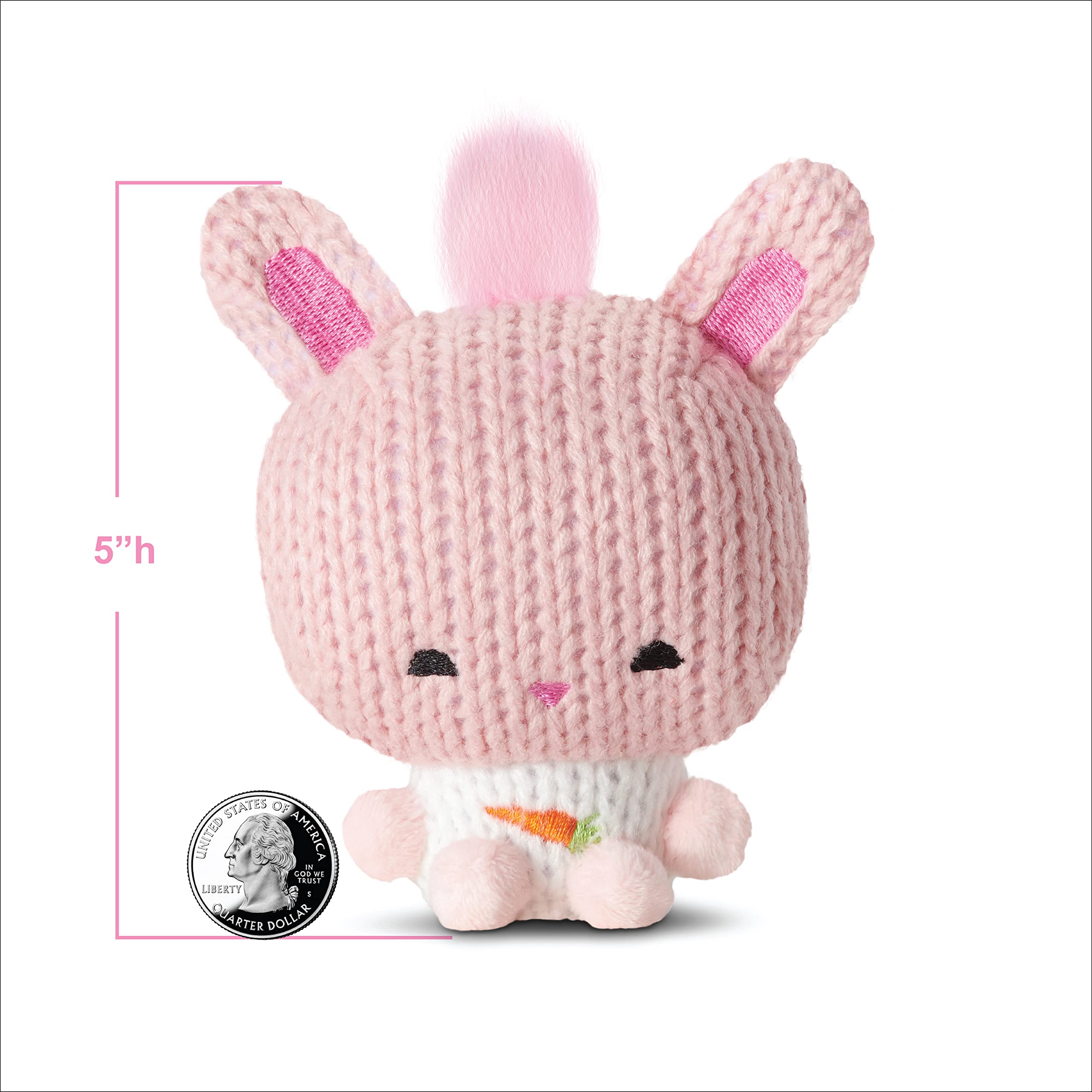 Amazon.com: Ami Amis Plush Knit Toy 4-Inch Oinkie & Telly, Cute