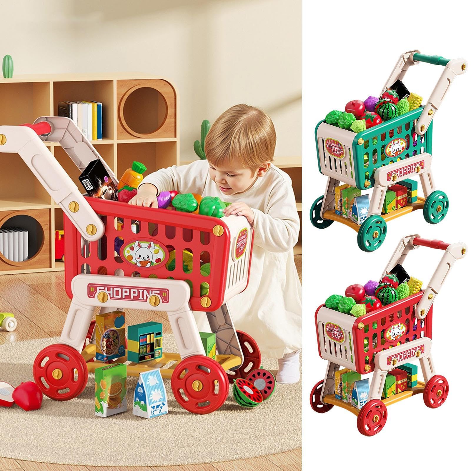 Carrello Della Spesa Per Bambini Frutta Verdura Simbolico Giocattoli