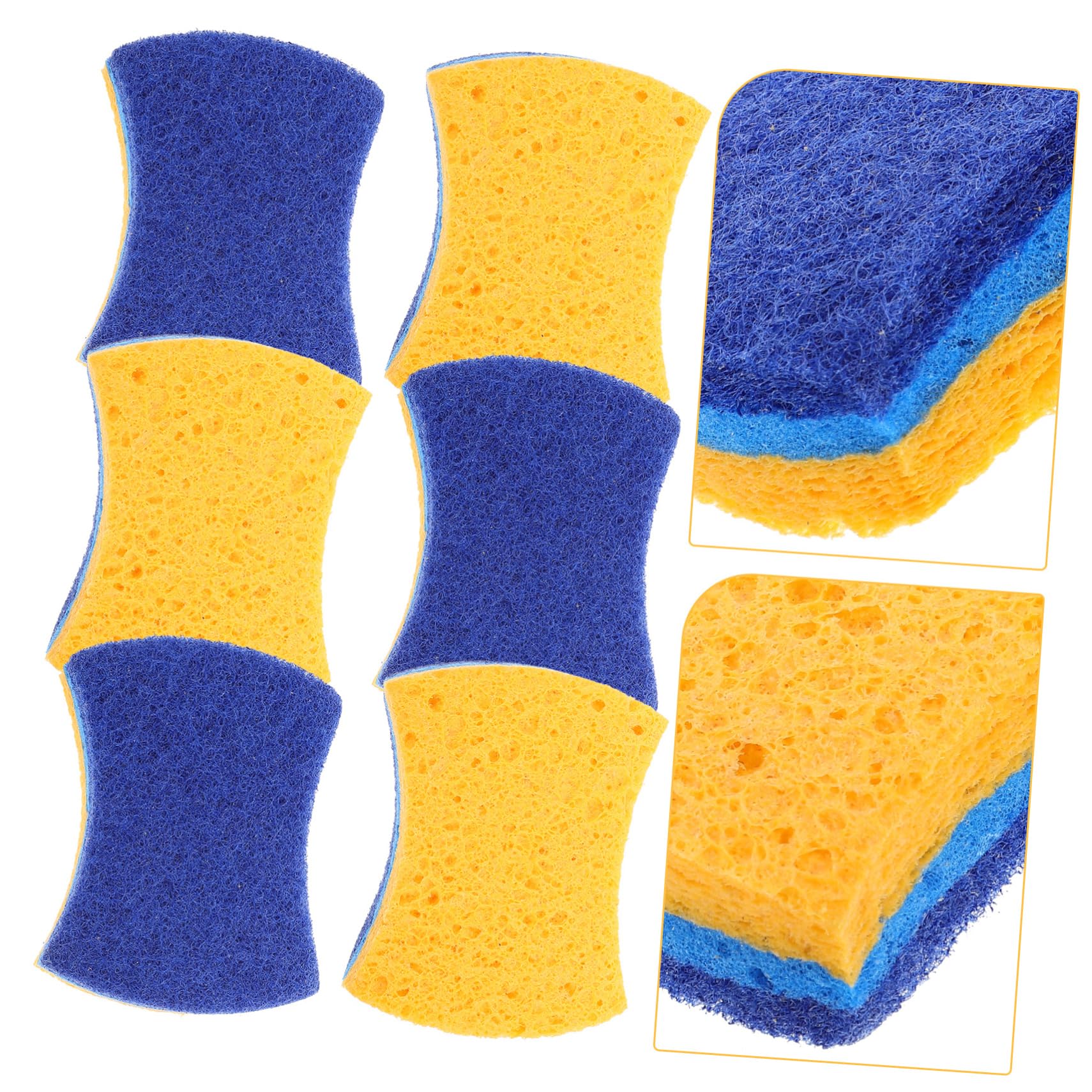 FRCOLOR 30stücke Schwämme Aus Holzstoff Hochabsorbierende Spülschwämme Für Effektive Küchenreinigung Wiederverwendbar Und Langlebig Für Geschirr Und Töpfe