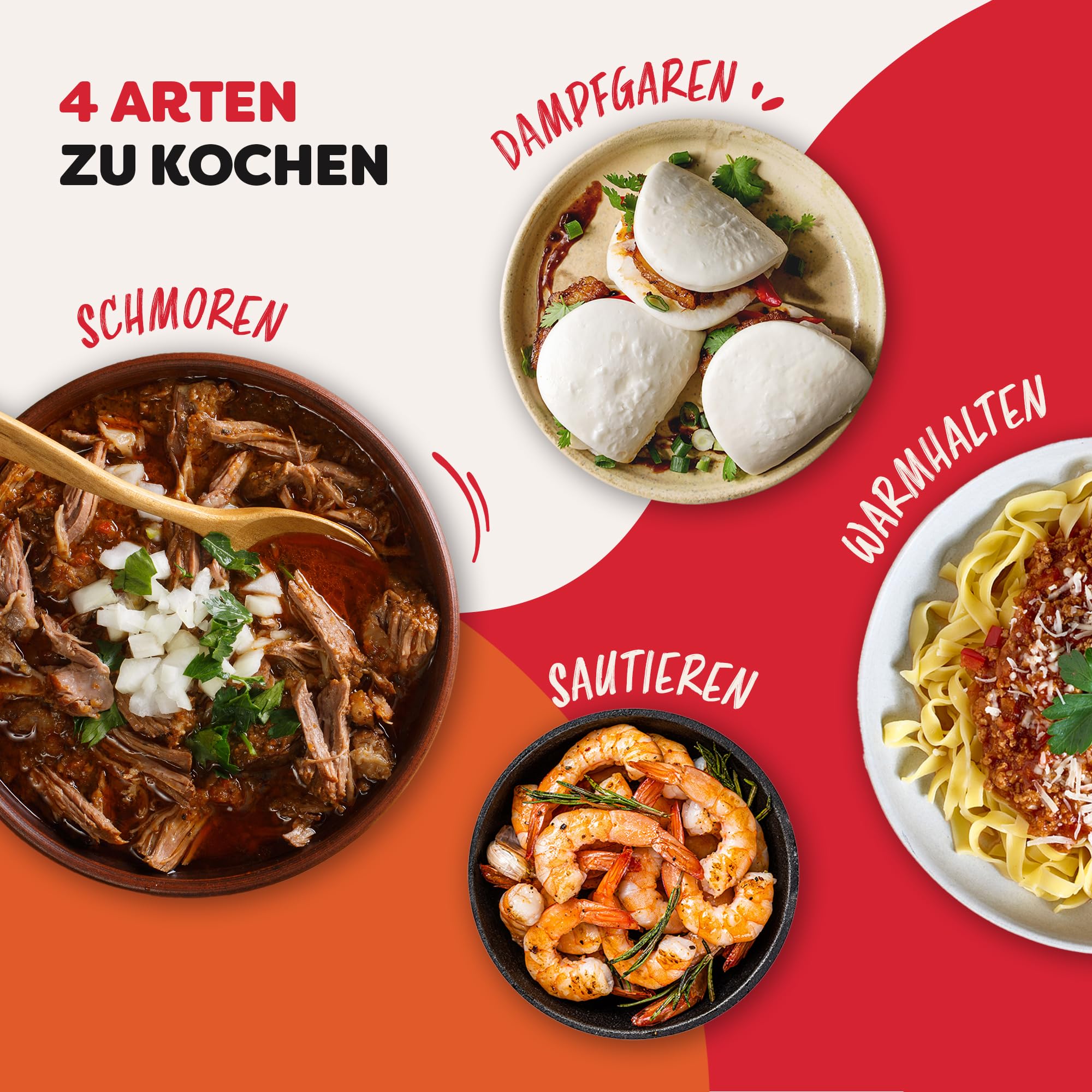 Instant Pot – Superior Schongarer – 7,1L Multikochsystem mit Einstellungen für Schongaren, Anbraten, Dämpfen und Warmhalten, antihaftbeschichteter Innentopf