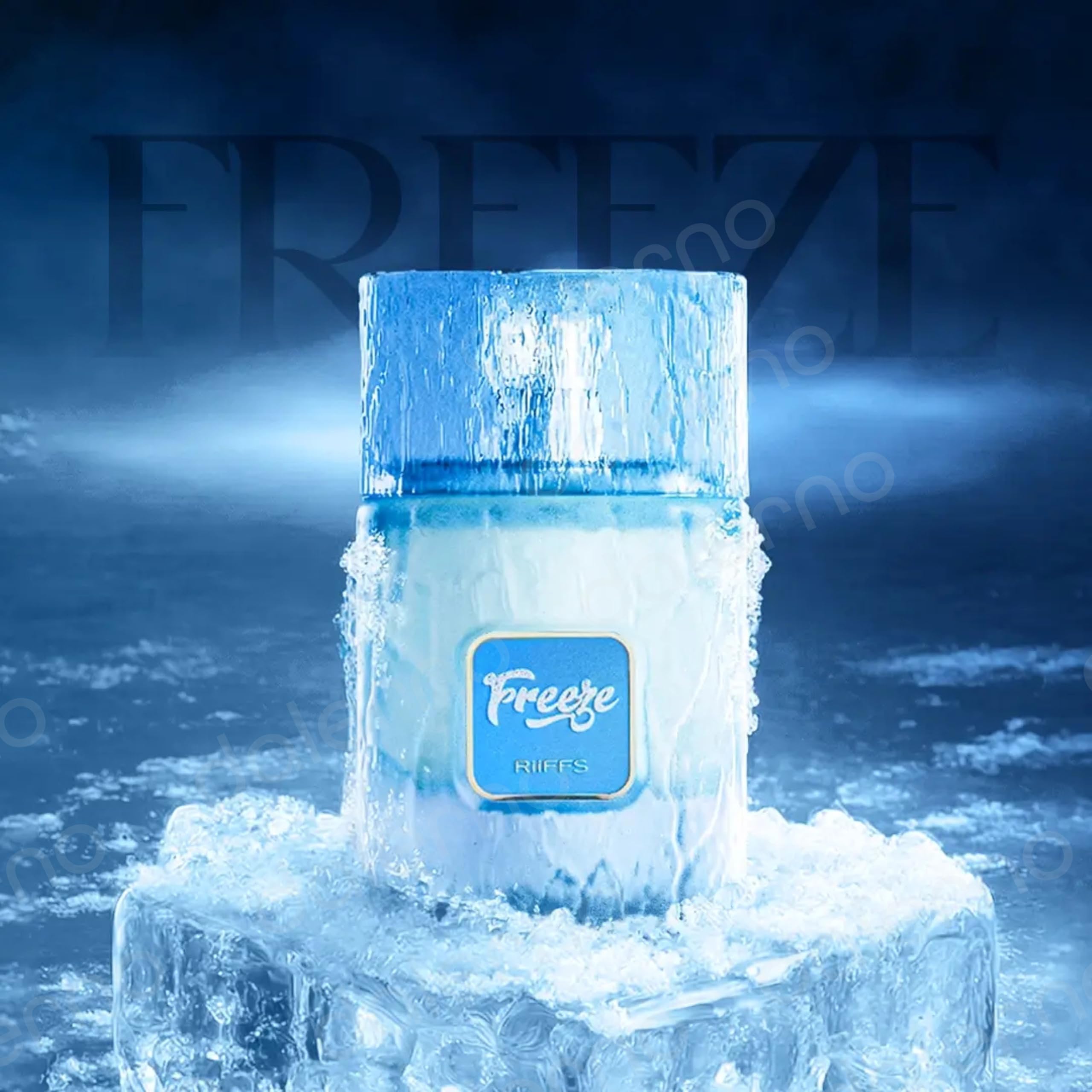 Freeze Parfüm Extrait de Parfum100 ml Unisex – Frisch-würziger aquatisch-zitrischer Duft für Damen & Herren, langanhaltender Premium Duft mit Bergamotte, Jasmin & warmer Amber-Basis Luxus RiiFFS