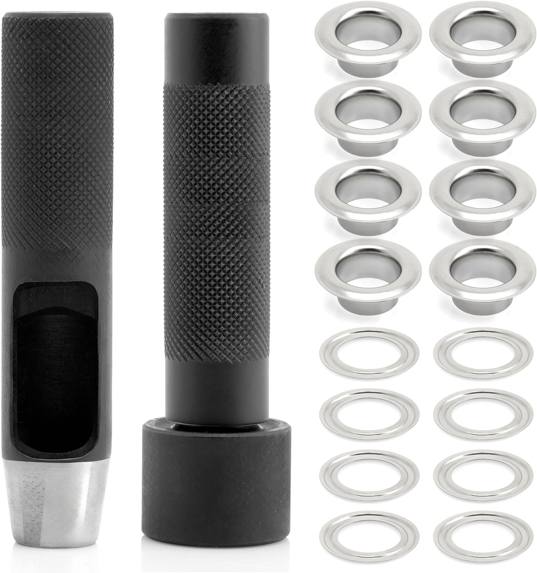CRAFTMEMORE 3/4" Grommet Tool Kit Eyelet Setting Tool Grommet Setter Hole Pun...