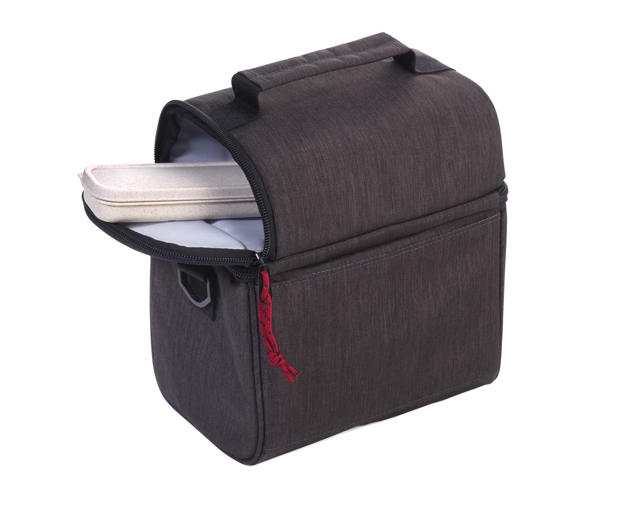 Troika Unisex – Business Lunch Cooler torba izolacyjna dla dorosłych, kolor szary, 240 x 225 x 140 mm