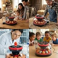 Vista 10 de Incubators for Hatching Eggs, 12-24 Egg Smart WiFi Incubator with 1080P Camera, App Control, One-Click Incubation for Chicken Quail Duck Pigeon
