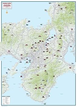 Rail and City Map of Kasai Area (Osaka, Kyoto, Kobe