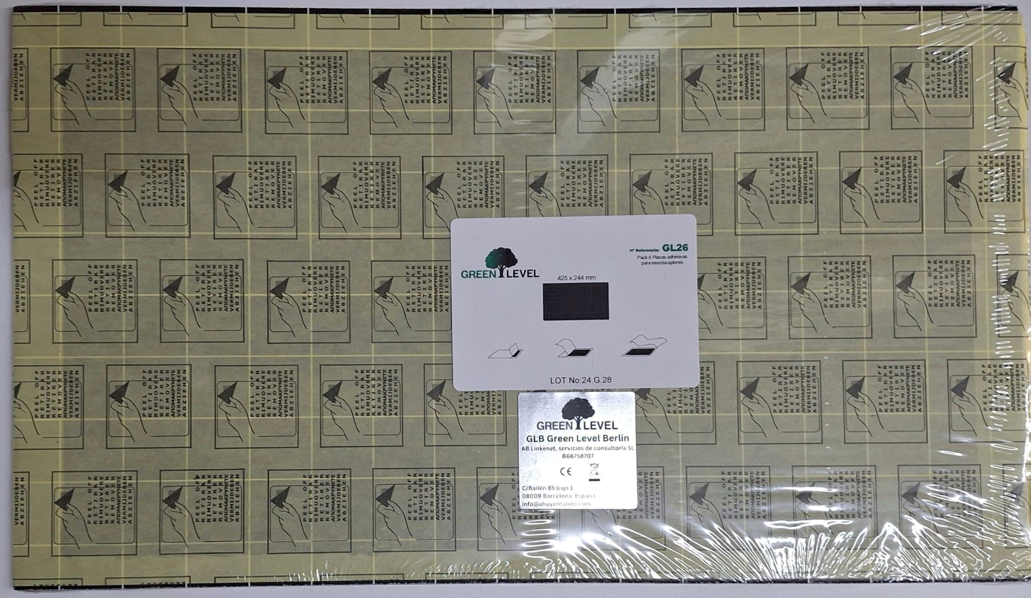 Plaques adhésives pour Mural30 (425 x 244 mm) GL26