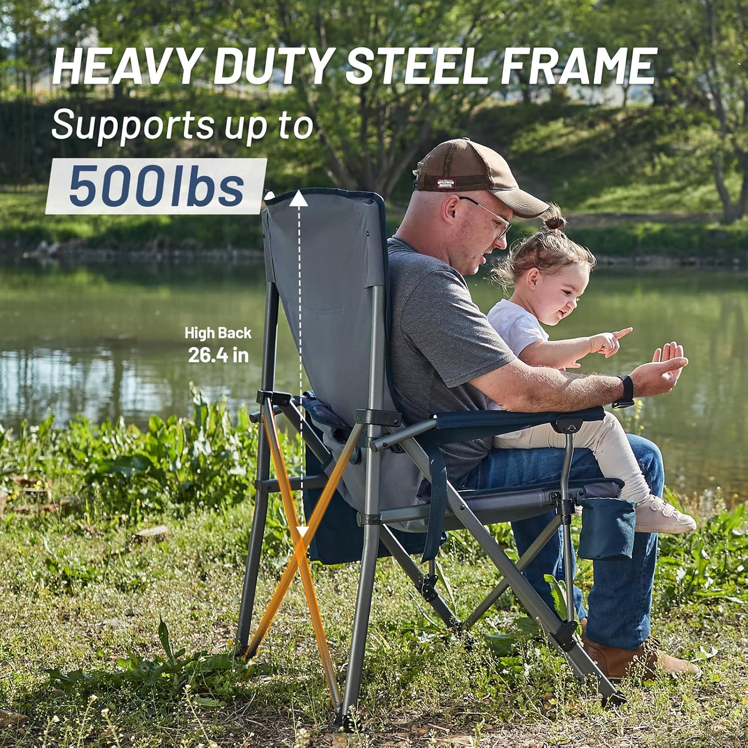 Timber Ridge Oversized Folding Camping Chair with Poland Ubuy