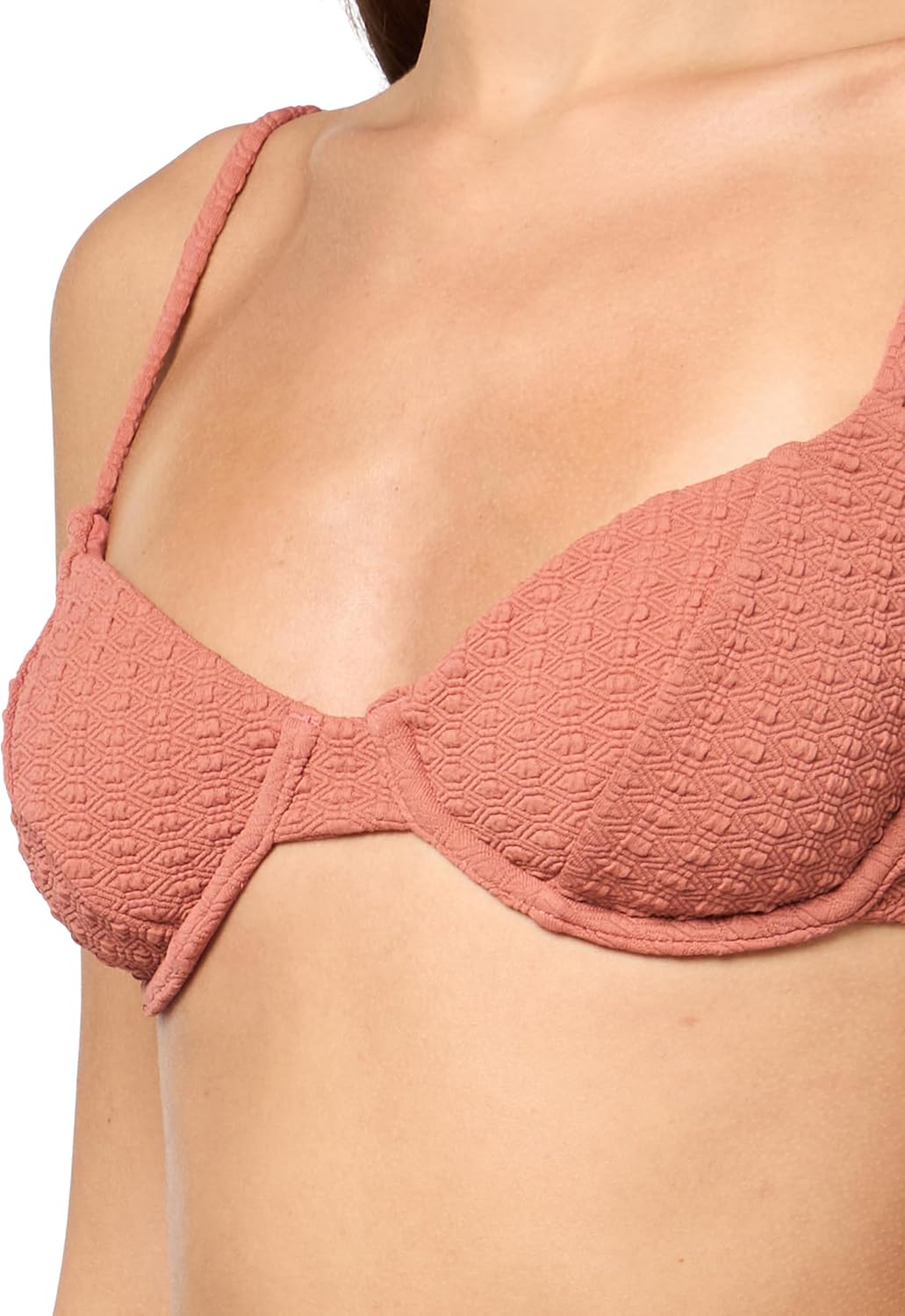 Roxy Women's Bikini Top – Underwire, Adjustable Straps, UPF 50+, Quick-Dry, Surf, Swim, Beachwear