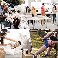 Vista 4 de Kit de primeros auxilios de emergencia compacto de 277 piezas para automóvil, negocios, viajes, bolsa de equipo de mochilero, artículos esenciales