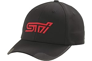 STI Logo Fitted Performance Cap for Subaru Enthusiasts