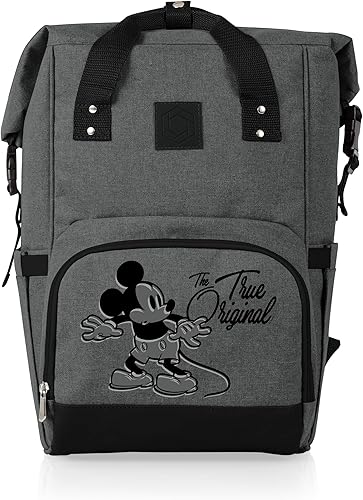 ONIVA - a Picnic Time brand - Disney OTG Roll-Top Cooler Backpack - Hiking Backpack Cooler - Soft Cooler Bag