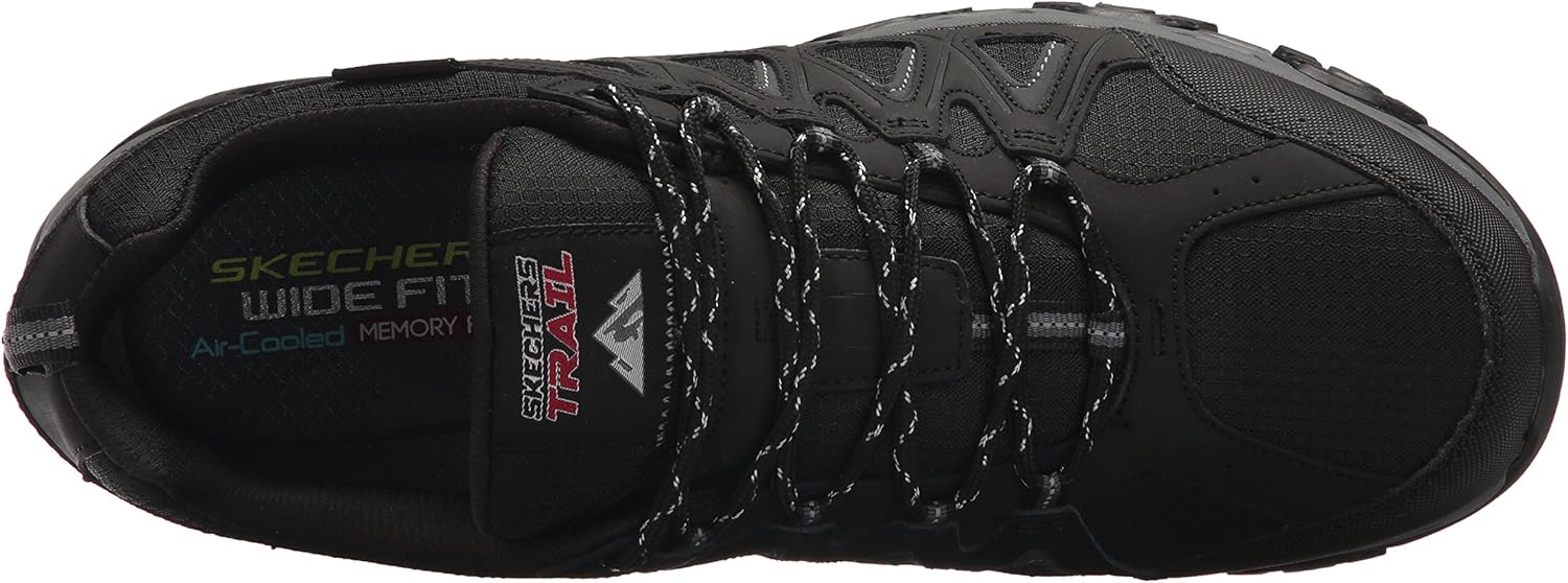 Skechers Men's Terrabite Oxford 9 Wide Black/Charcoal