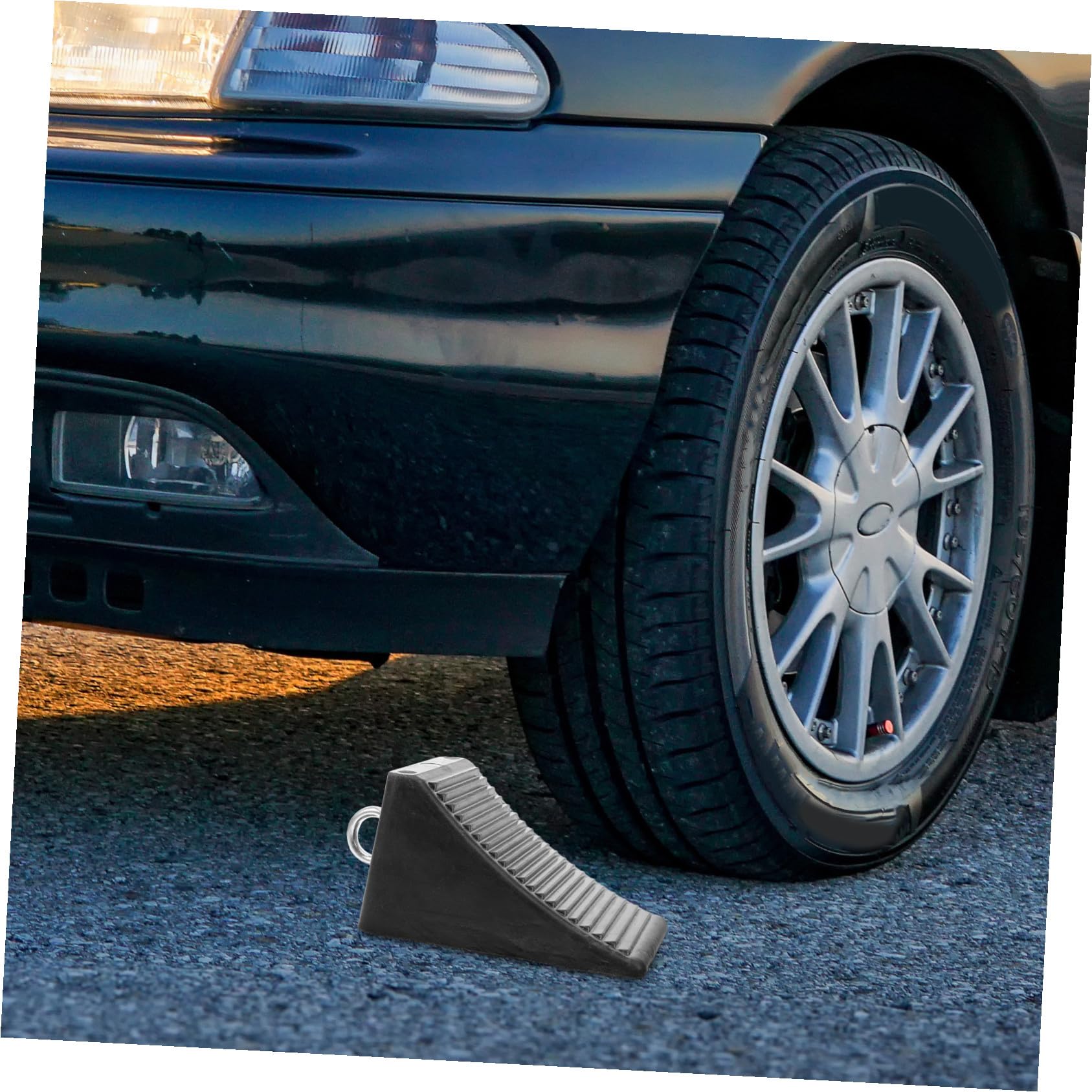 Abaodam Calzo de Goma Portátil Antideslizante para Coche y Camioneta