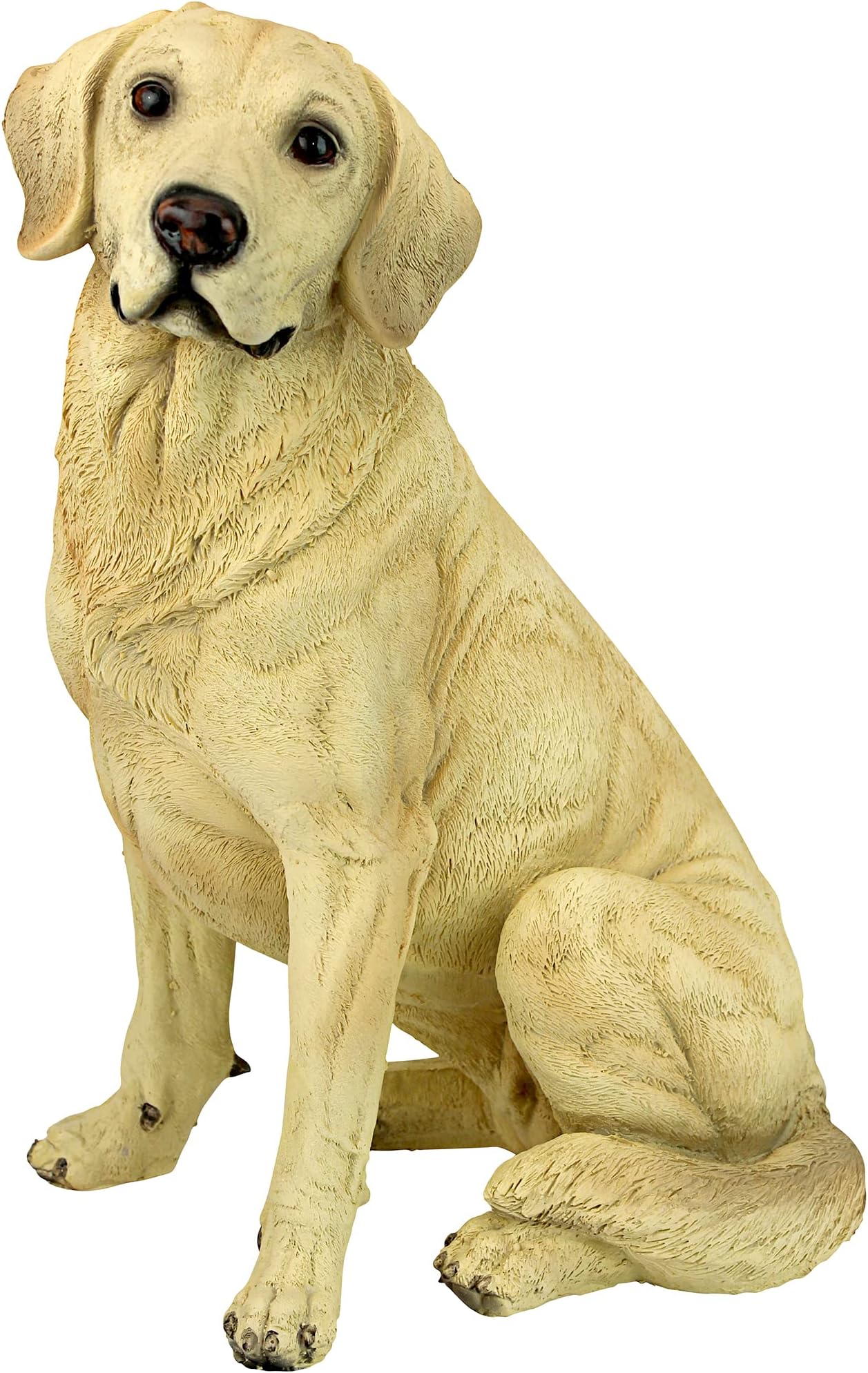 Golden Labrador Retriever Dog Garden Statue, 15 Inch, Full Color