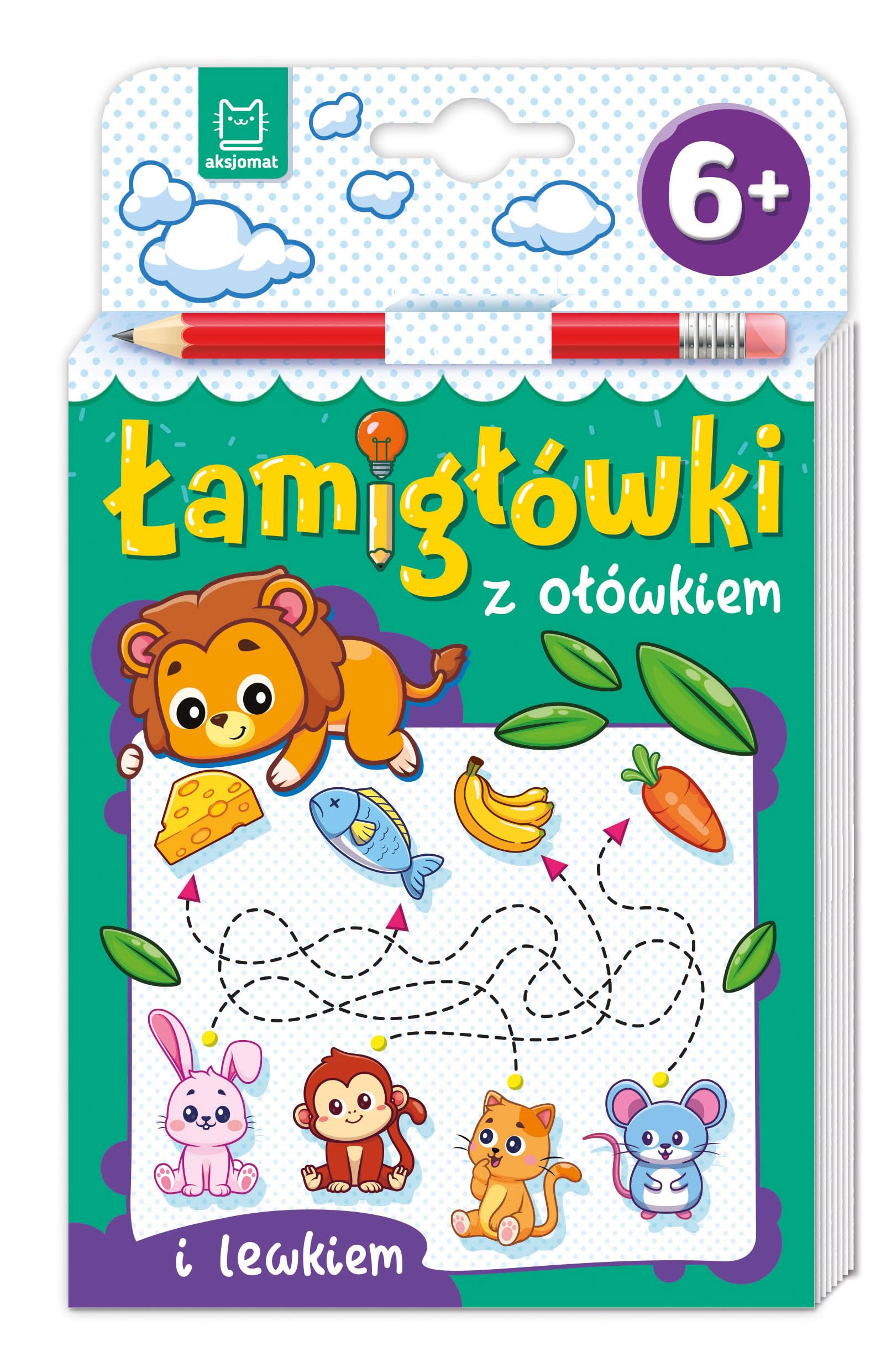 Łamigłówki z ołówkiem i lewkiem. Od 6 lat