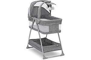 Simmons Kids City Sleeper Bedside Bassinet Portable Crib