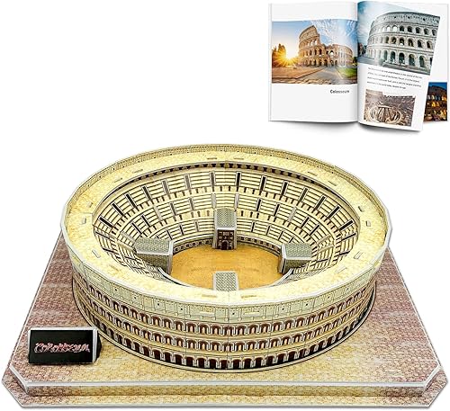 Miniatura 1 de Boersma Rompecabezas 3D para adultos kit de modelo de construcción de coliseo modelos de construcción educativos científicos para adultos para