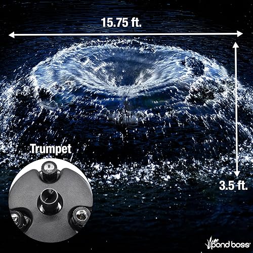 Miniatura 8 de Pond Boss - DFTN12003L - Puente flotante con luces cable de alimentación de 50pies 14hp