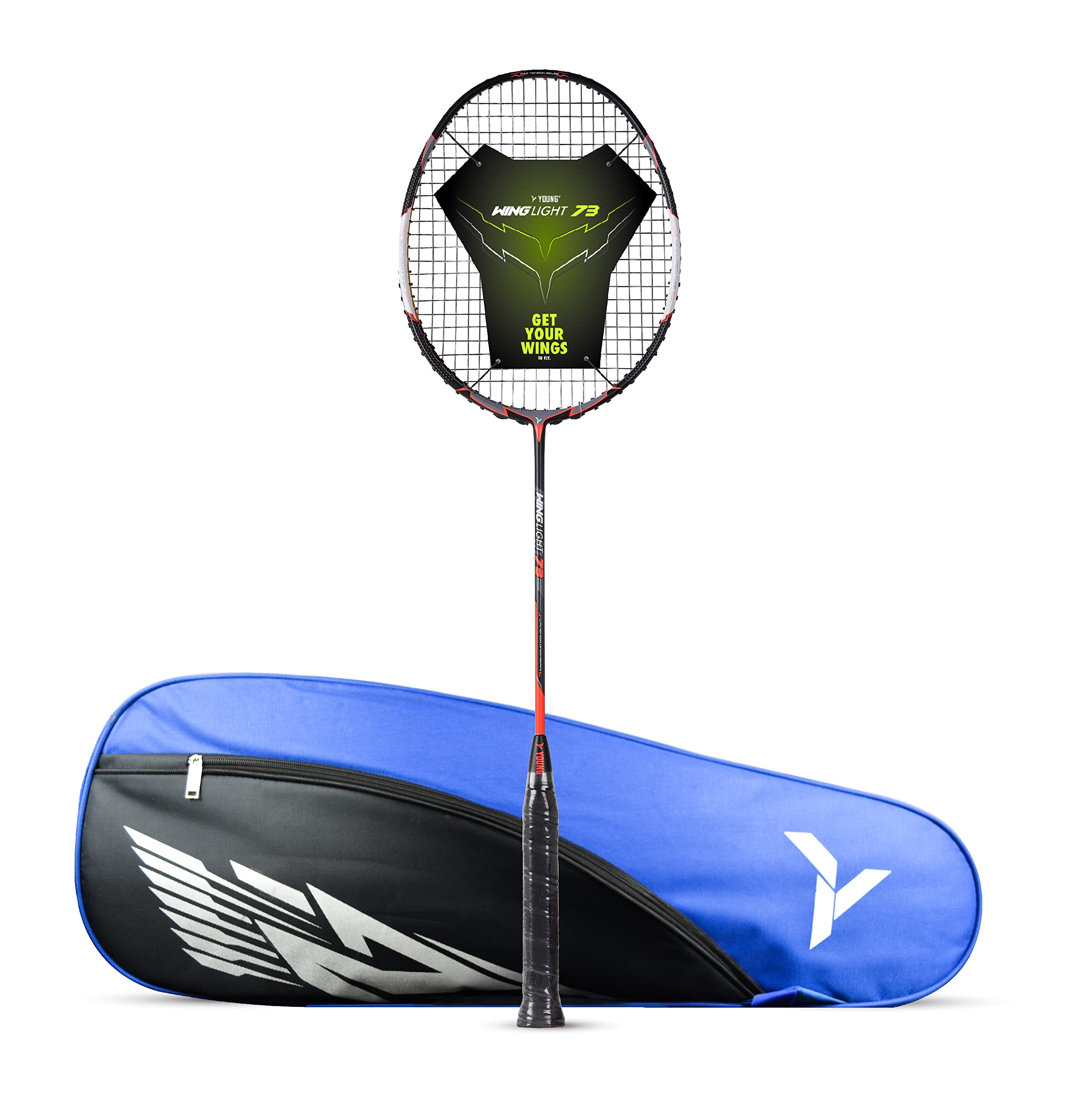 Young Wing Light 73 Black Orange Badminton Racket + R2 Badminton Kitbag Combo (B0BSNLPVPV) Amazon Price History, Amazon Price Tracker