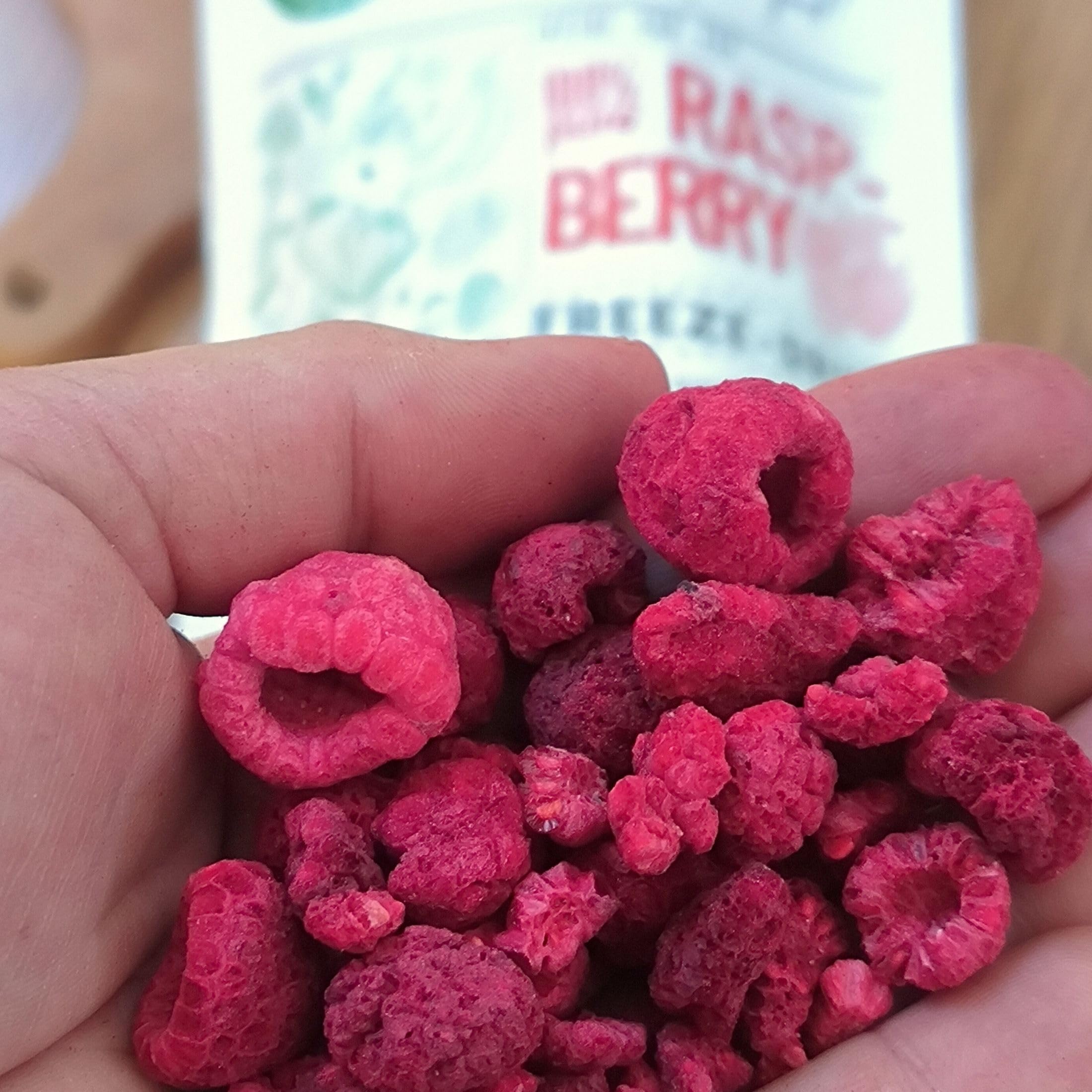 Gefriergetrocknete Himbeeren Gebrochene Stücke | XXL 500g Trockenfrüchte Gefriergetrocknet | Getrocknete Himbeeren Glutenfrei Gefriergetrocknete Früchte | Freeze Dried Fruit | Freeze Dried Raspberry