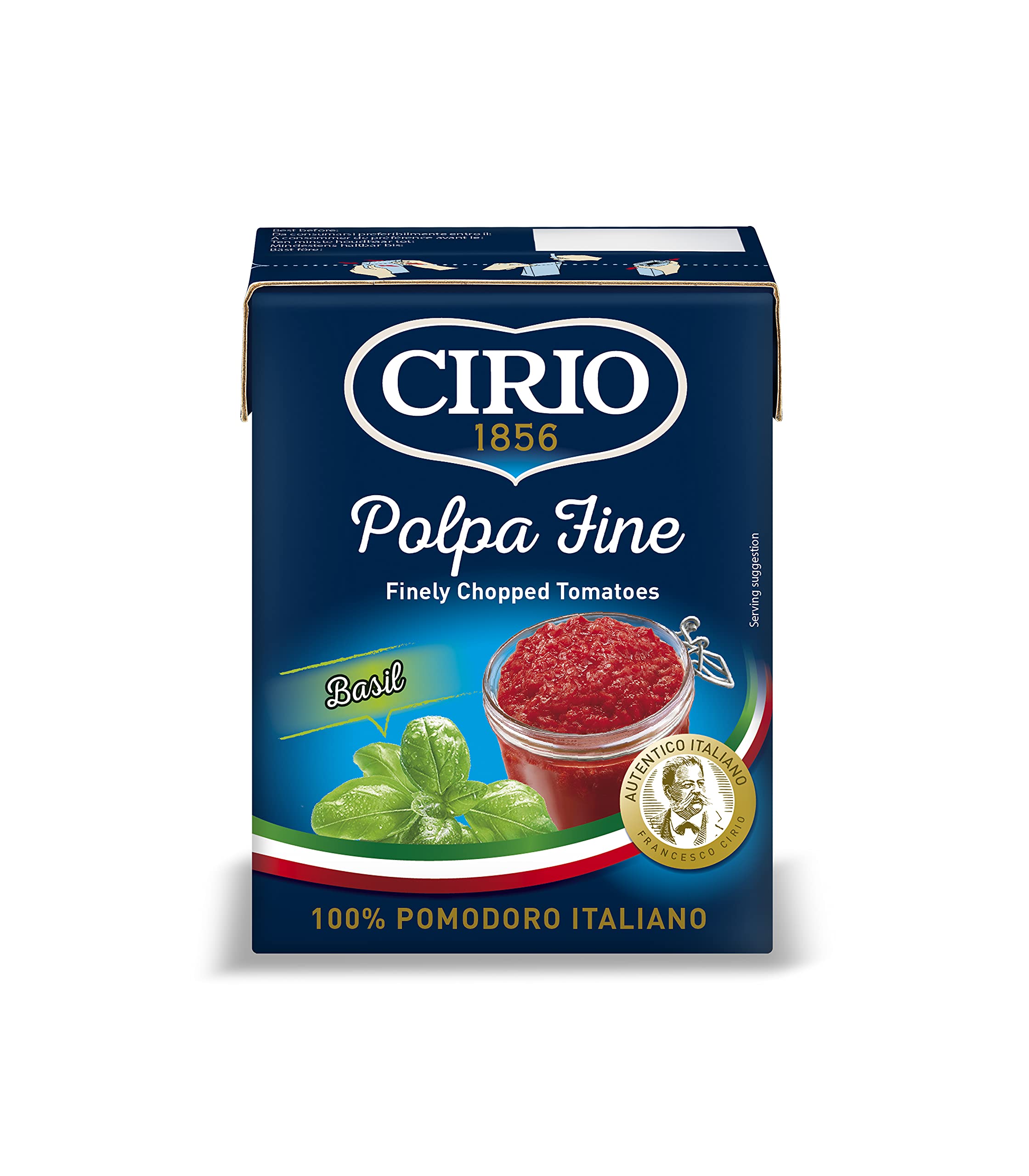 Cirio Chopped Tomatoes with Basil 390 g