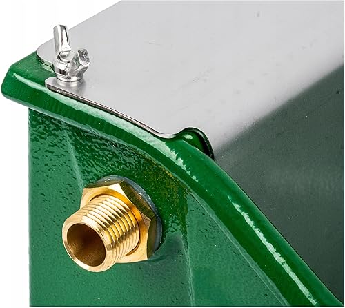 Miniatura 6 de Regadera automática para caballos, ganado, perro, cerdo, ganado, hierro fundido resistente, dispensador de agua de animales de granja extra grande