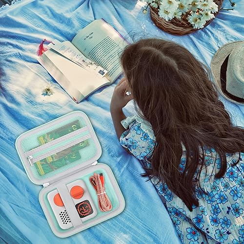 Miniatura 6 de Funda rígida de viaje para Yoto Mini (edición 2024) para niños, reproductor de audio Bluetooth sin pantalla, funda protectora con bolsillo de malla