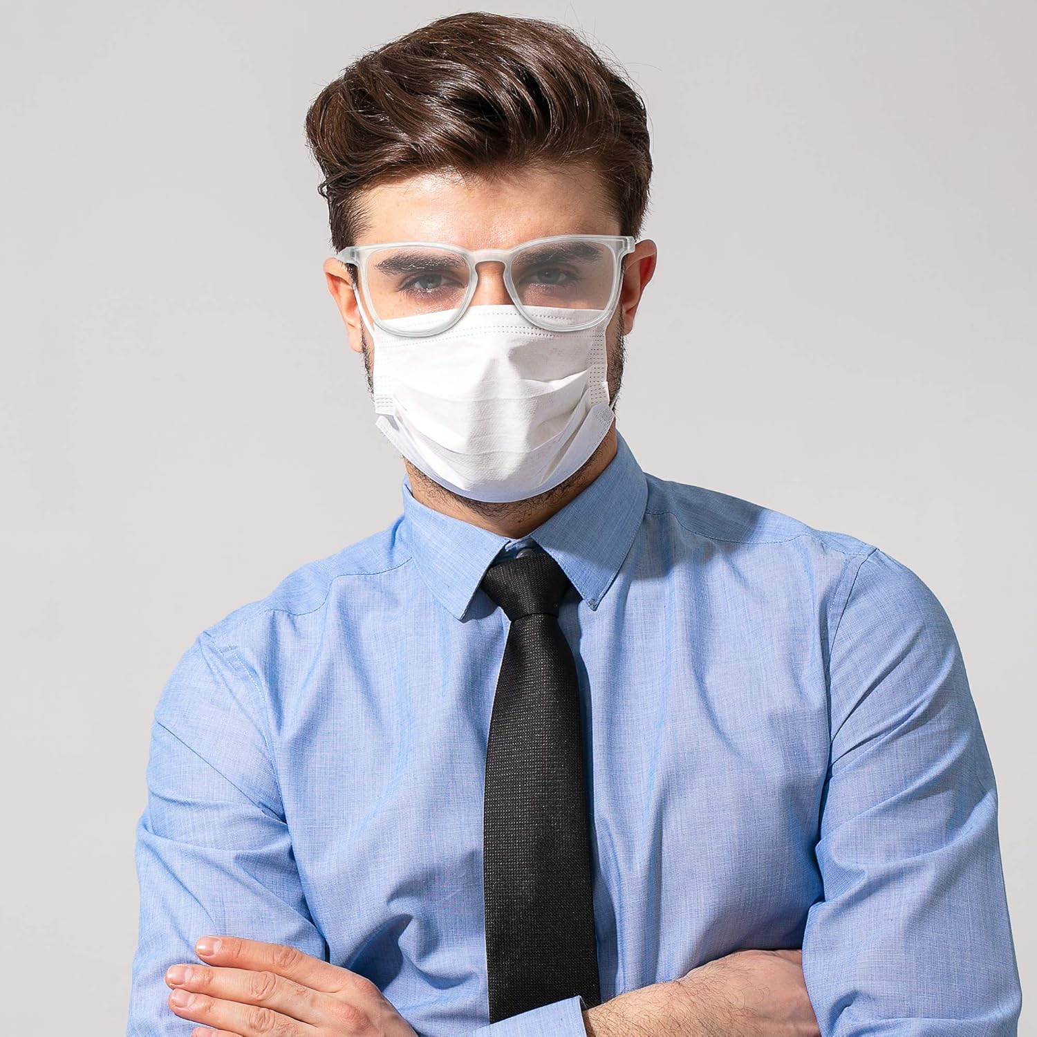 Stylish Safety Glasses, Clear Anti-Fog Anti-Scratch Protective Glasses For Men And Women - Image 7