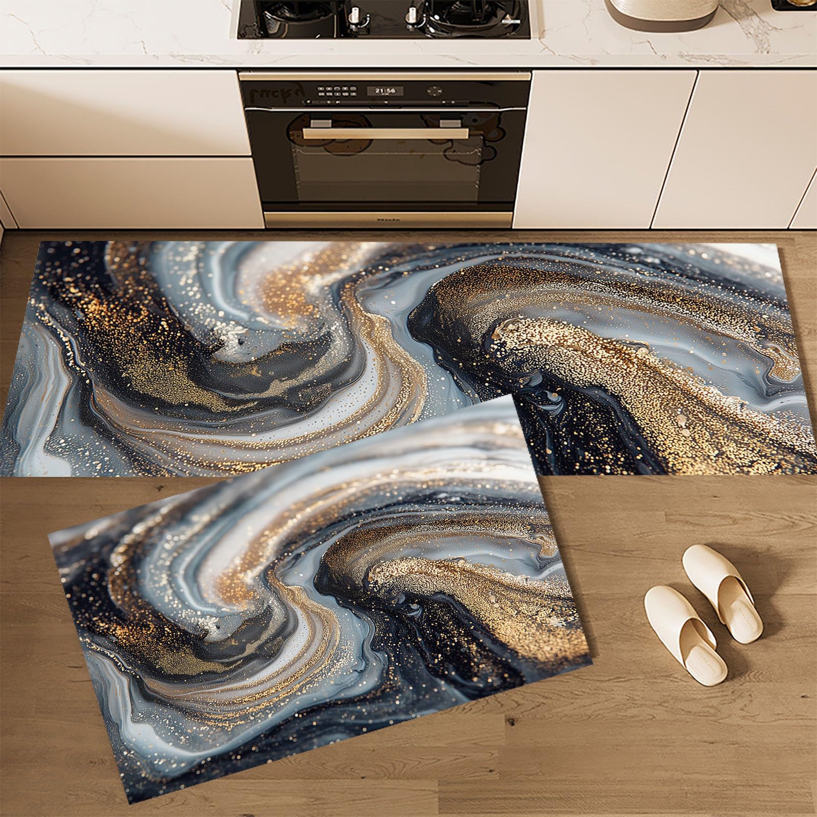 Tapis cuisine antidérapant lavable pour un intérieur chaleureux et élégant
