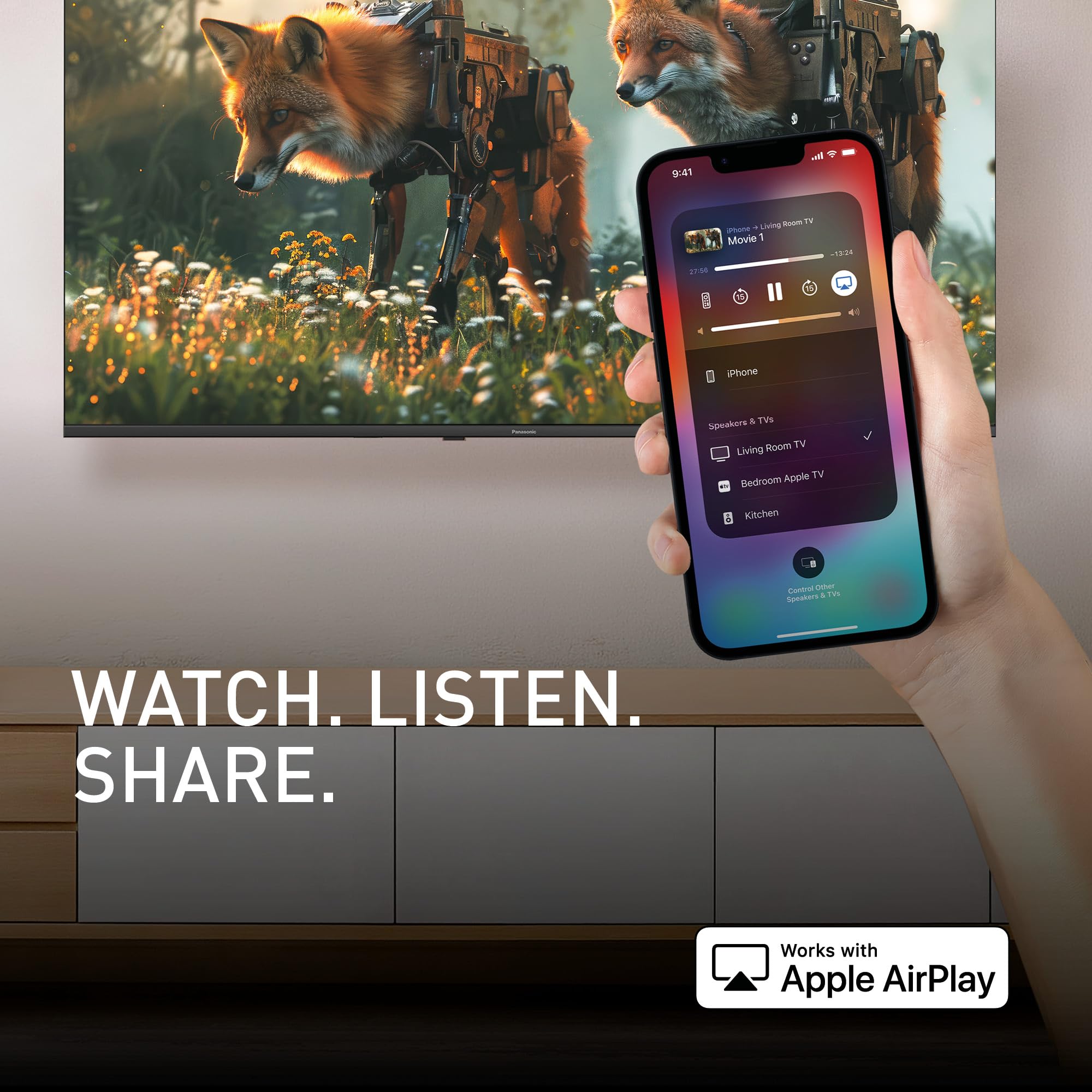 Panasonic TB-32S40C, HD LED TiVo Téléviseur, Smart TV | AI Colour Engine, Apple AirPlay, Bluetooth, Contrôle vocal TiVo, 60Hz, 32" (82cm), S40C Série, 2026