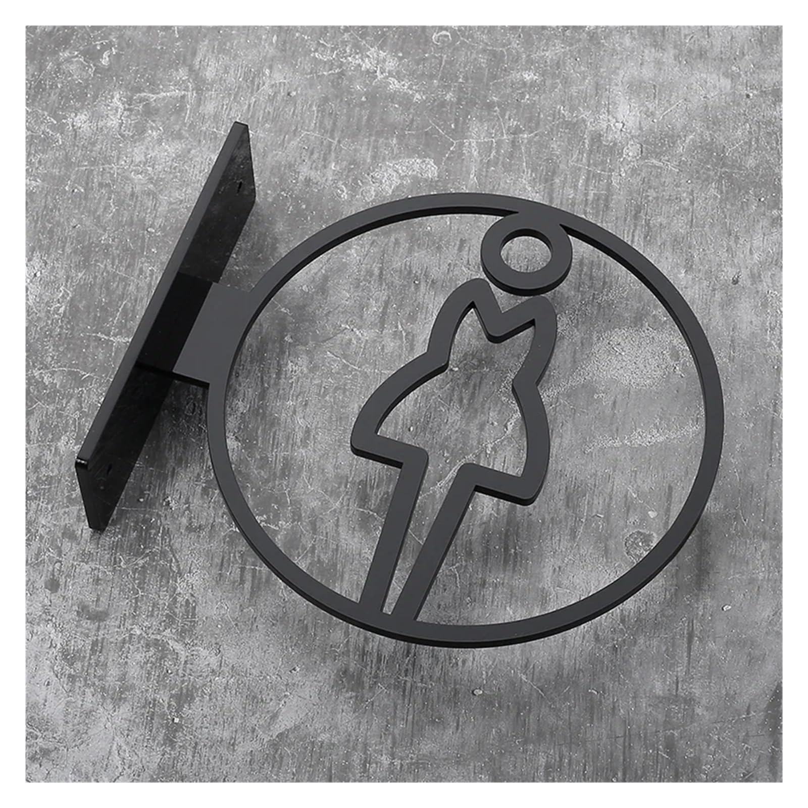 ZPFDSG Toilet Door Sign Toilets Plaque Men's and Women's Bathroom Signage Hotel WC Toilet Signage Side-mounted Restroom Reminder Public Toilet Signage Toilet Signs For Door(3)