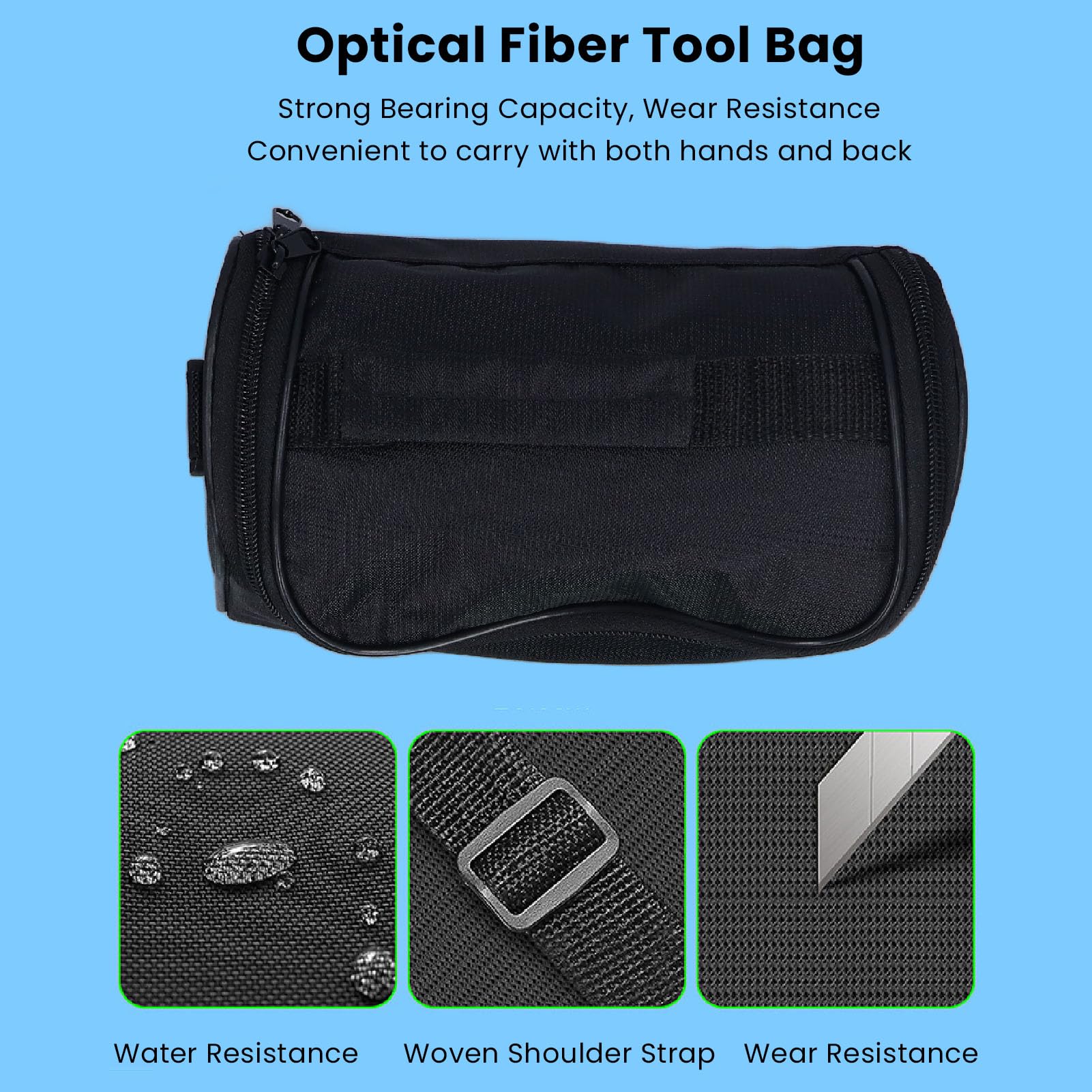 11 Pezzi Kit di Pulizia per Fibra Ottica Strumenti di Ispezione per la Pulizia della Fibra Ottica 1.25mm 2.5mm Scatola per Pulizia Penna per Pulizia estremità in Fibra