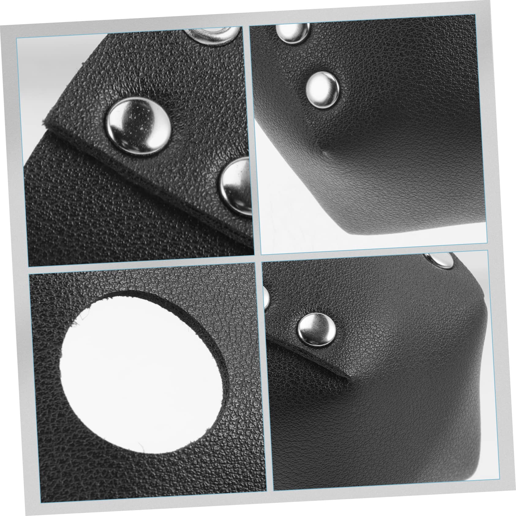 Sosoport Gaine d'orteil Sécurité Patinage Adulte Garde Filles pour Couvre-Orteils De Patins Remplaçables Embouts De Patins À roulettes Protège-Bottes Cuir