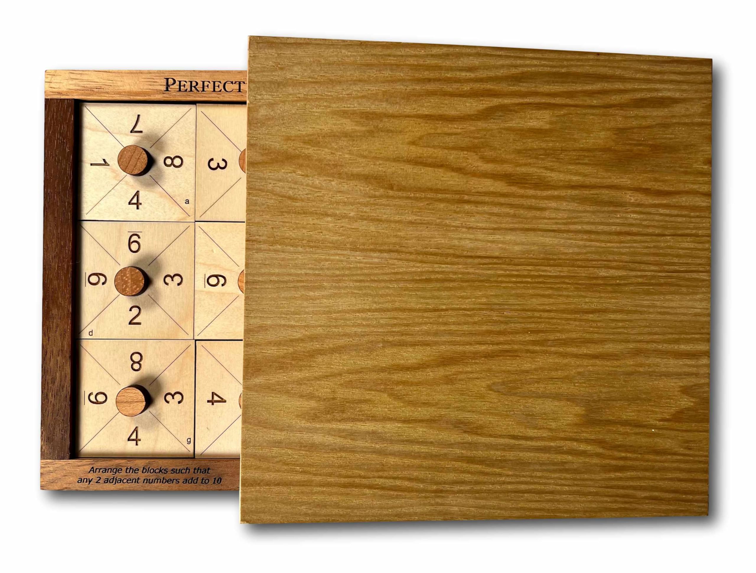 Amazon.com: Number Puzzle Perfect 10 - Math Wood Puzzle and Brain