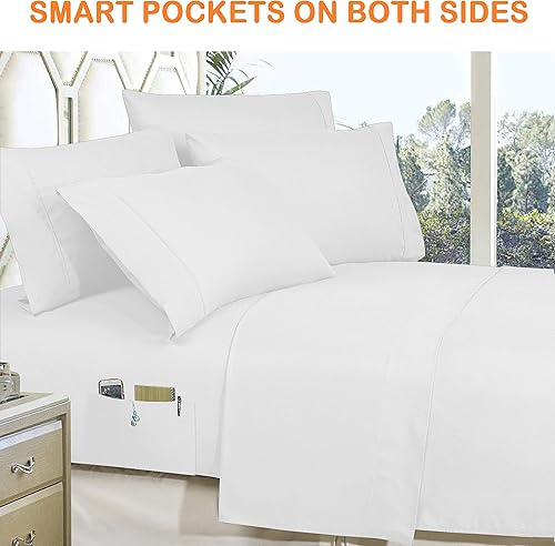 Miniatura 3 de Elegant Comfort Lujoso, suave y acogedor juego de edredón de 10 piezas Cindyrealla de 10 piezas, juego completo de edredón con múltiples volantes,