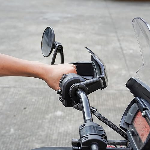 Miniatura 7 de SAUTVS Protector de manillar negro, deflector de viento para Can Am Ryker, kit de deflector de aire de plástico para Can-Am Ryker 600 900 Sport