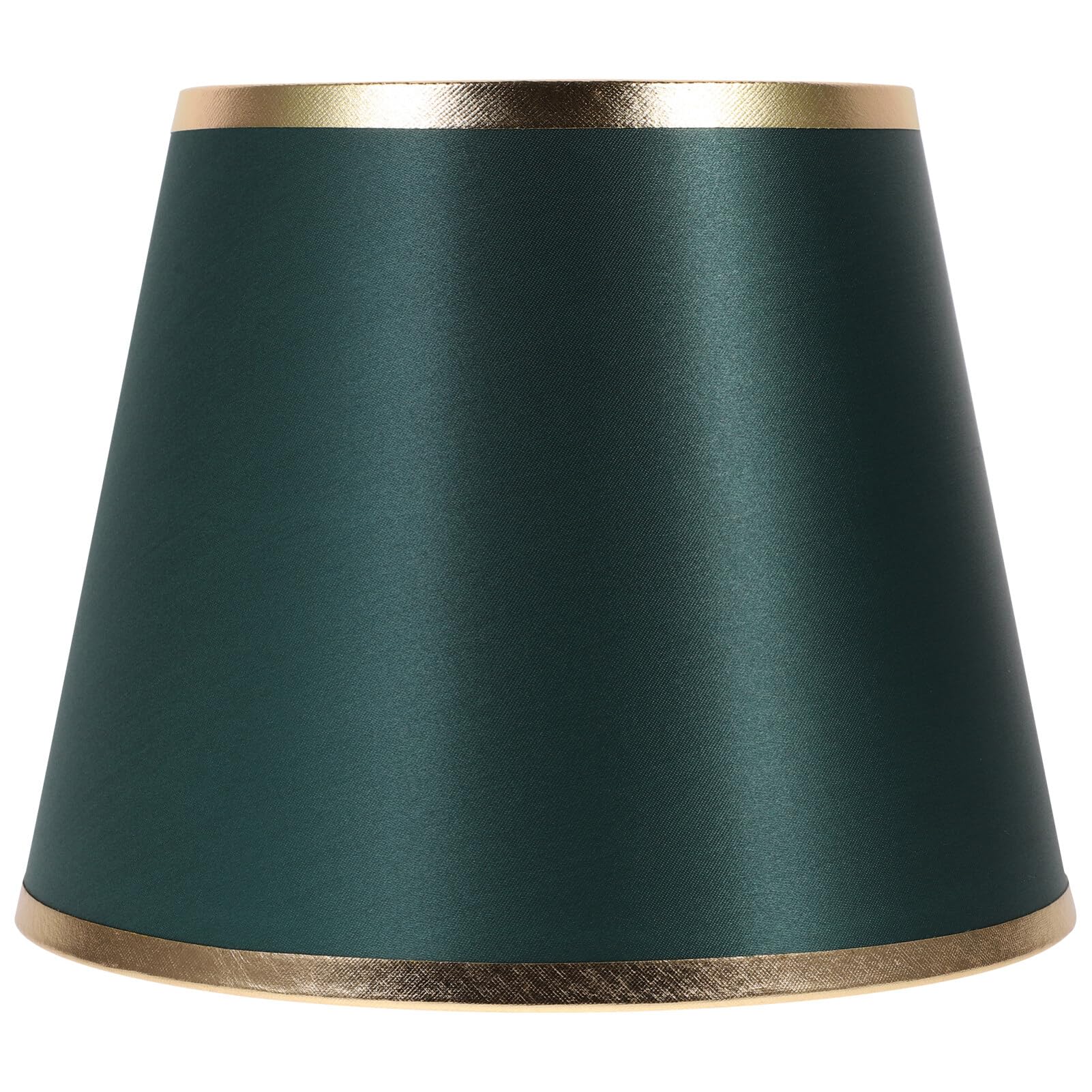 Pantalla de tela - Lámpara de araña de mesa, cubierta de tela para lámpara de mesa, luz de pie para bombilla E27, verde oscuro