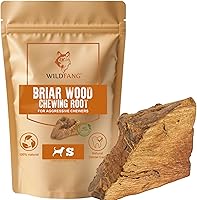 Vista 11 de Wildfang Raíz masticable de madera de brezo, grande – Juguetes masticables de madera sin astillas, para masticadores agresivos, juguetes naturales