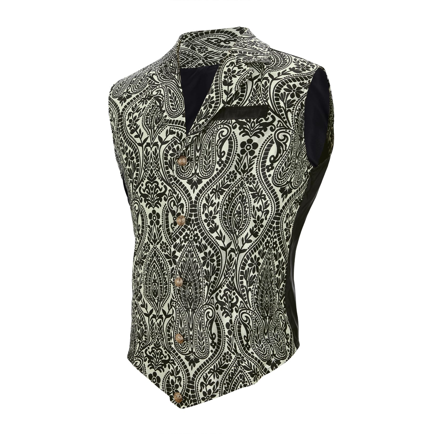 Mens Vest Suit Vests Dress Vampire Steampunk Pirate Casual Cowboy Goth Renaissance Victorian Gothic Waistcoat-image-1