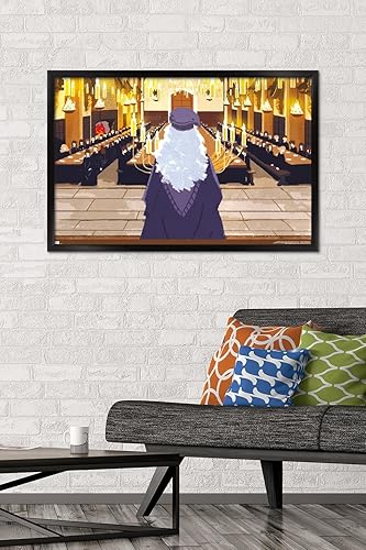 Miniatura 2 de Trends International The Wizarding World Harry Potter - Póster de pared de velas Dumbledore, 22.37 x 34.00 pulgadas, versión enmarcada en negro
