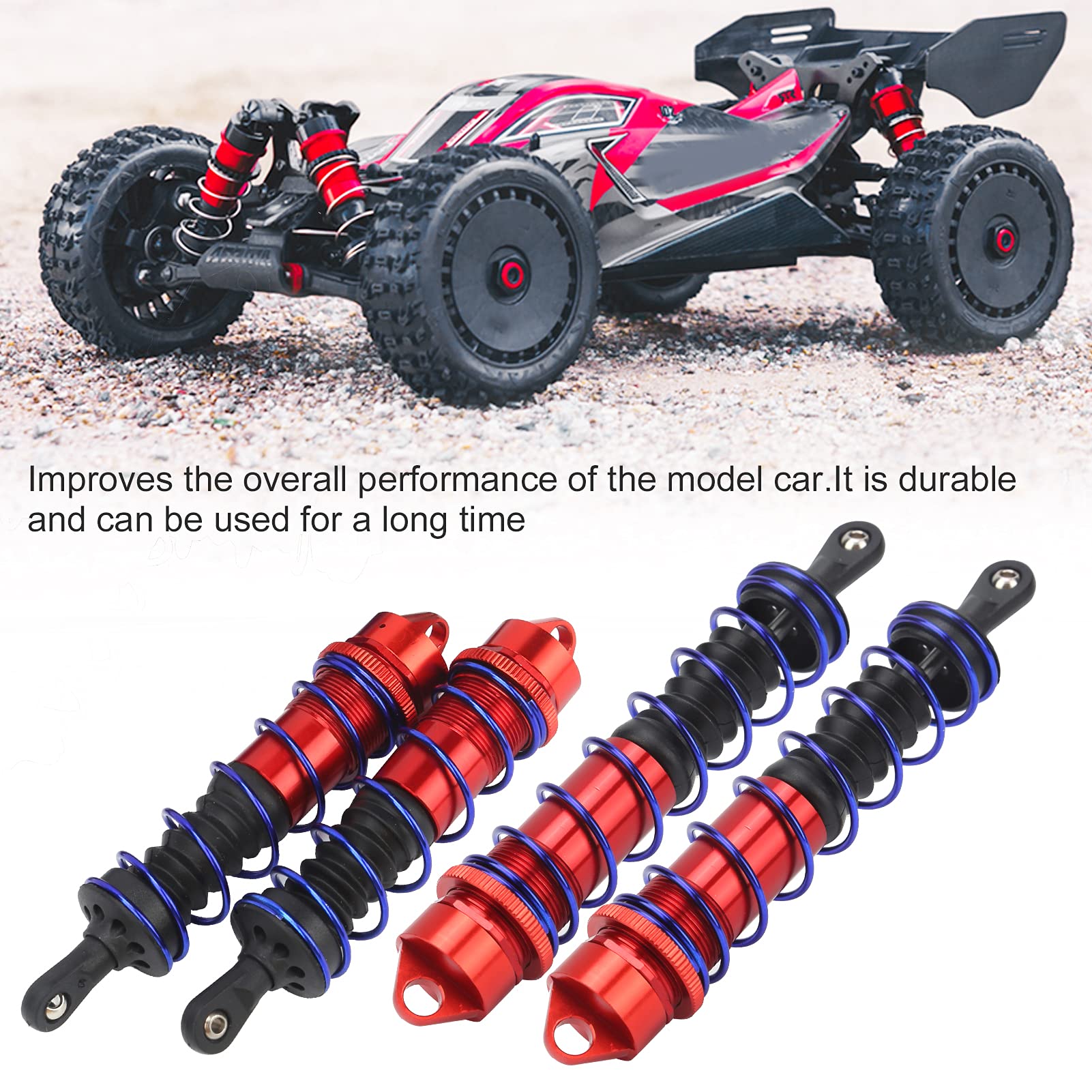 Ensemble D'amortisseurs RC Amortisseur Avant Et Arrière En Alliage D Bleu 95064258