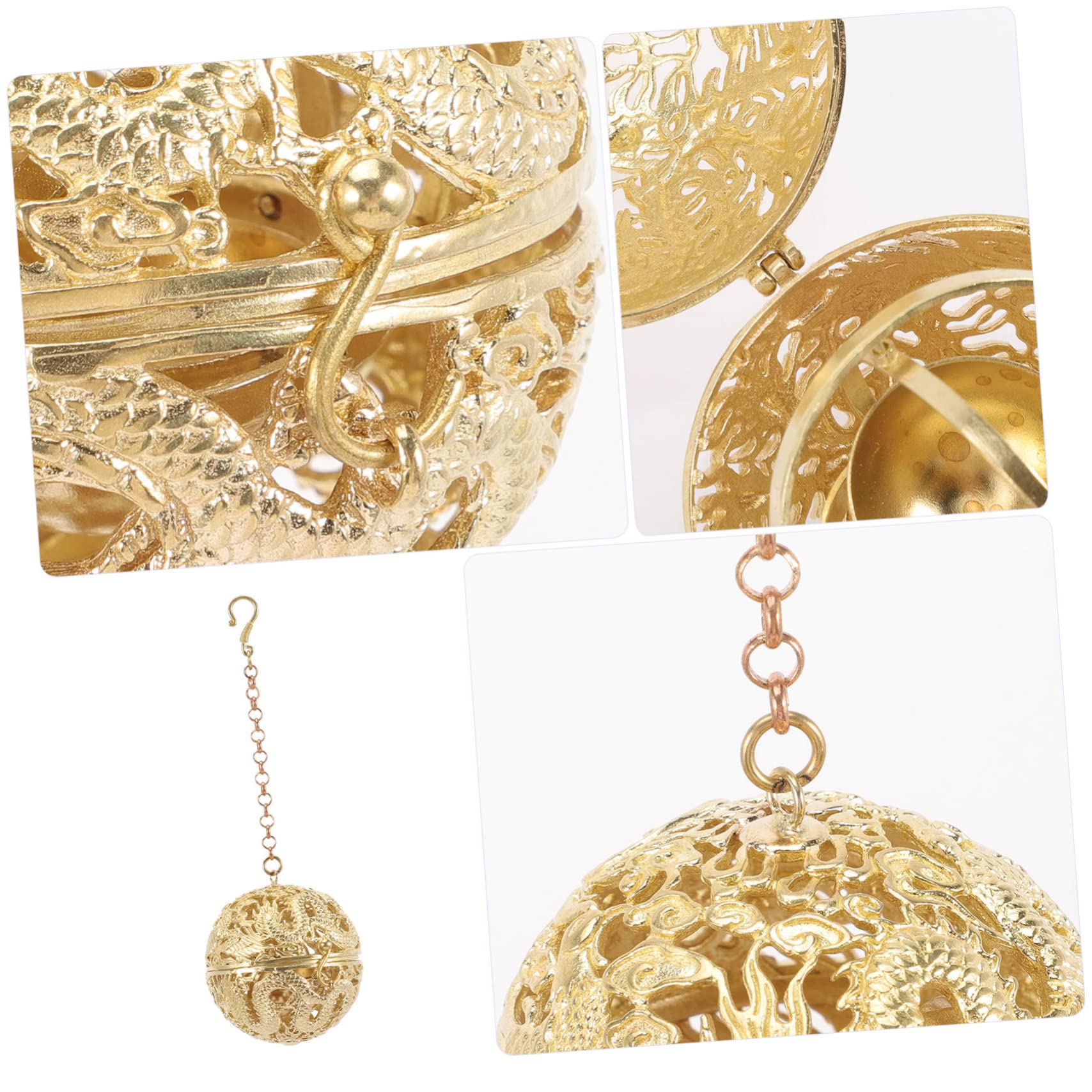 ABOOFAN 4 Piezas Bola de aromaterapia Regalos para Aniversarios Regalos Aniversarios Collar de Aceite Esencial difusor de Coche un Collar Collares Colgante de Aroma Decorativo Antiguo lob