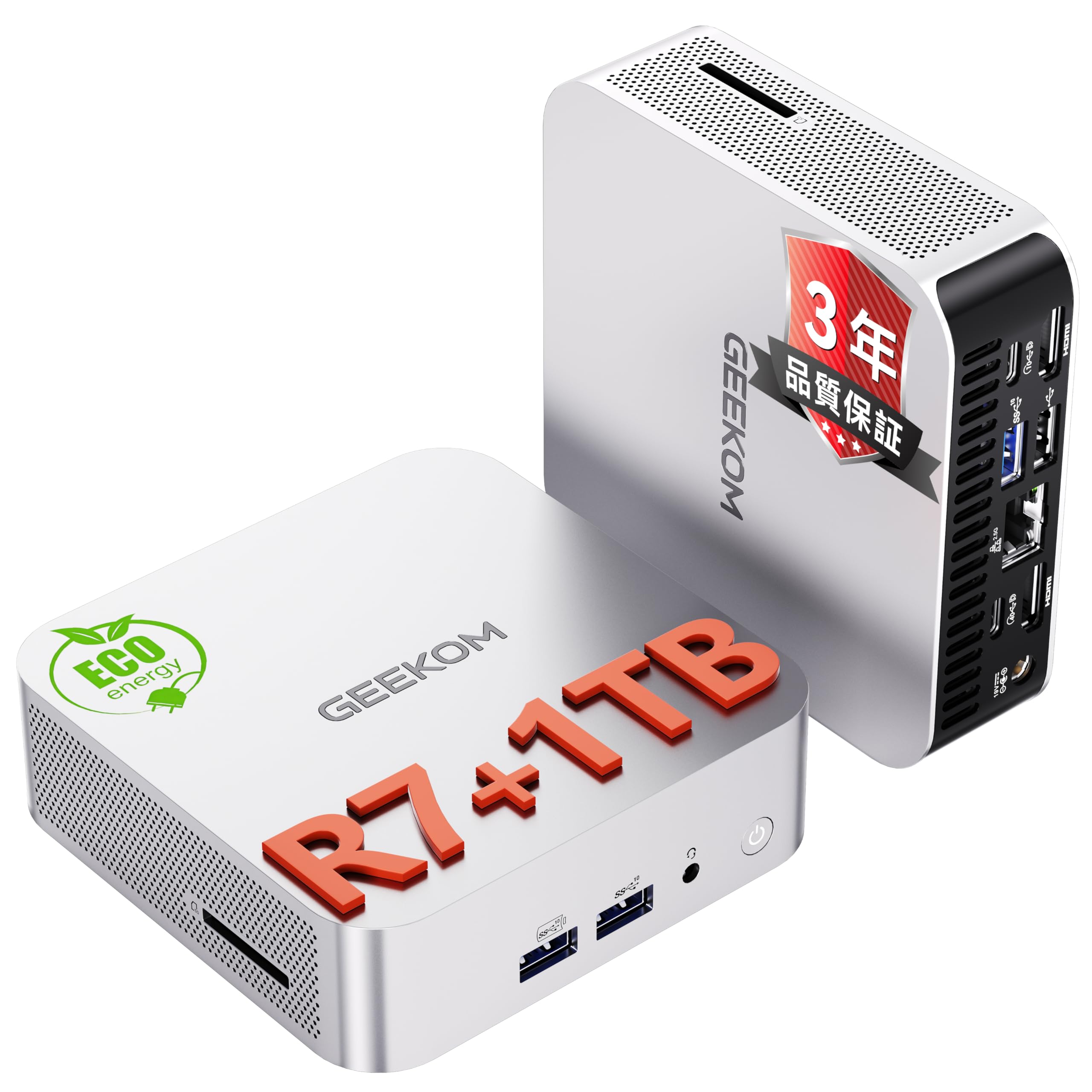 Amazon.co.jp: 「R9級実力·8945HSと同コア」GEEKOM A8 ミニPC【3年保証 