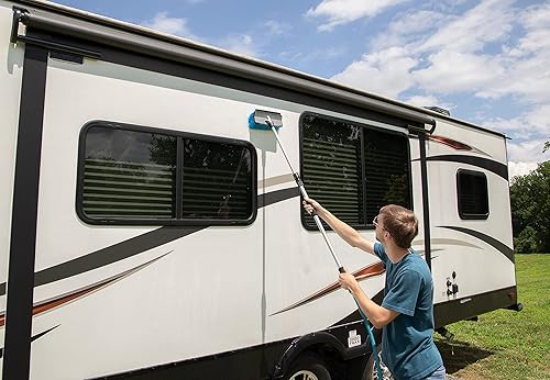 Miniatura 9 de Camco 43633Cepillo para lavado con mango ajustable