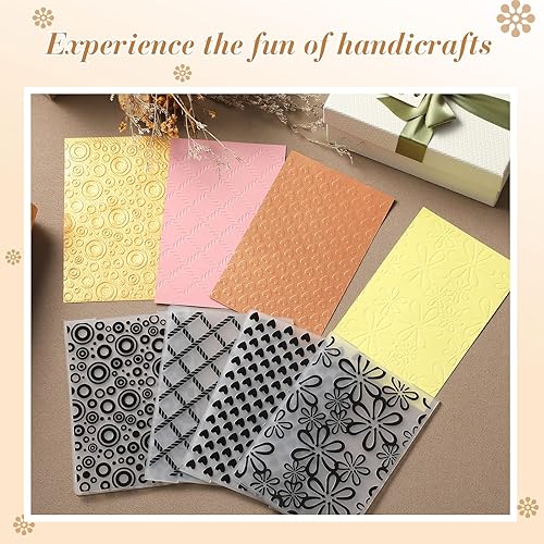 Miniatura 4 de Geiserailie 8 carpetas de estampado en relieve, plantilla de máquina de gofrado, tarjetas de papel, carpetas de corazón para hacer tarjetas, álbumes