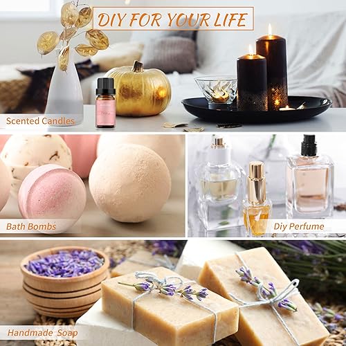 Miniatura 6 de BURIBURI Juego de Regalo de Aceite Esencial de Peonía para el Día de la Madre para Mujeres, 100% Puro, No Diluido, Aceites Esenciales Naturales de