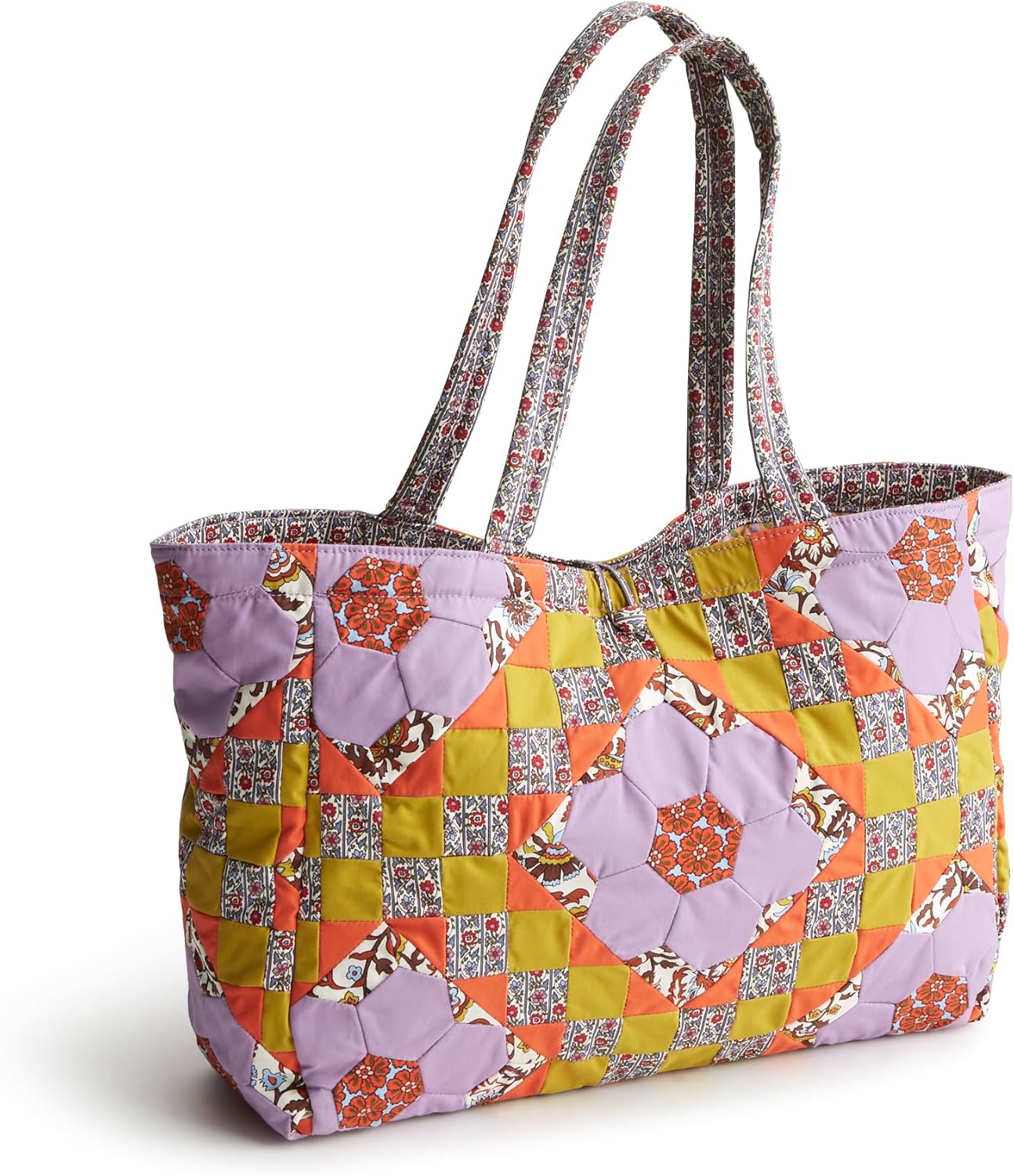 Vera Bradley womens Small Hathaway Tote Bag - Premium Cotton